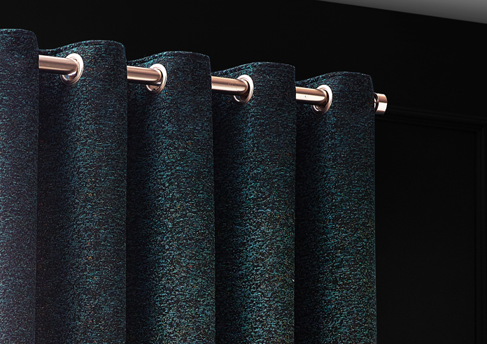 Galaxy Eyelet, Emerald - Ready Made Curtains - Image 9